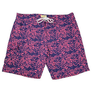 J Crew Men 38 Swim Eco Board Shorts Summer Beach Swim Pool Preppy Classic Vines